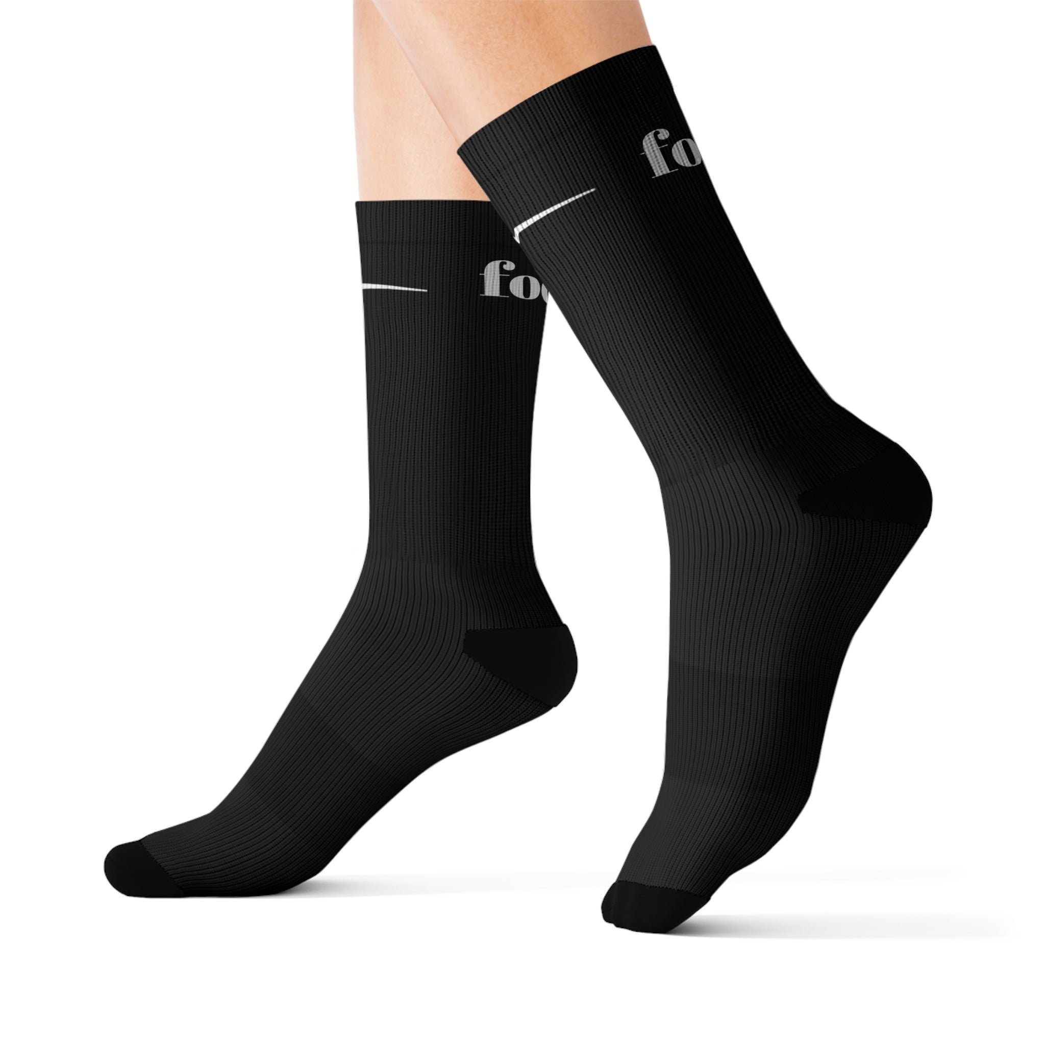 Stay Focused Jean Miché Motivational Socks