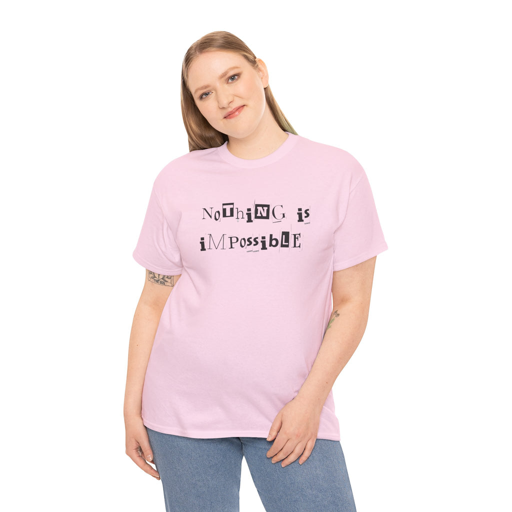 Rien n'est impossible – T-shirt motivant de Jean Miché