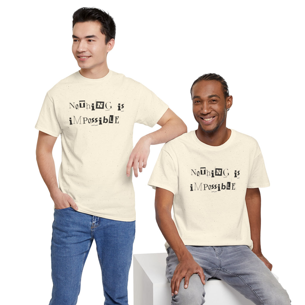 Rien n'est impossible – T-shirt motivant de Jean Miché