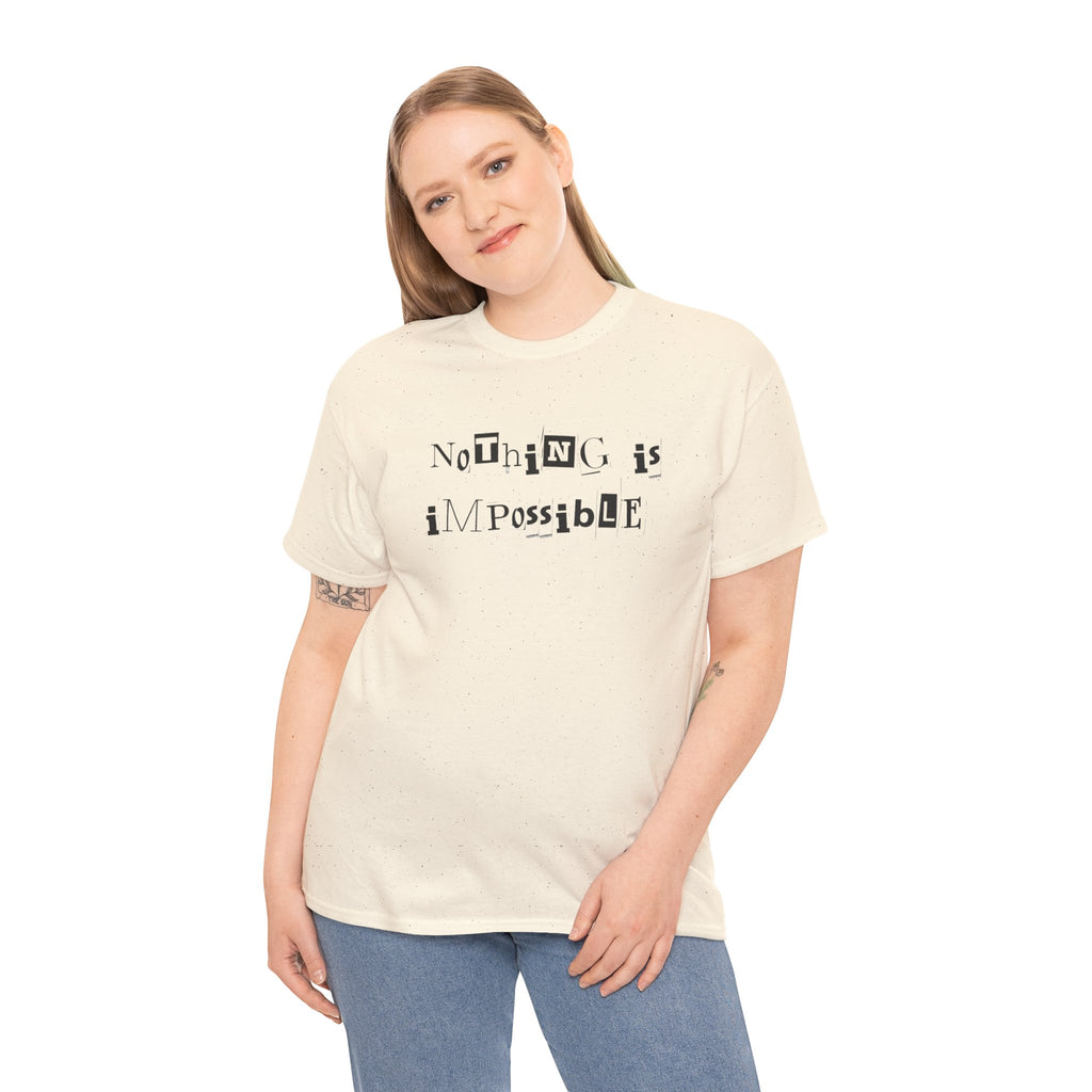 Rien n'est impossible – T-shirt motivant de Jean Miché