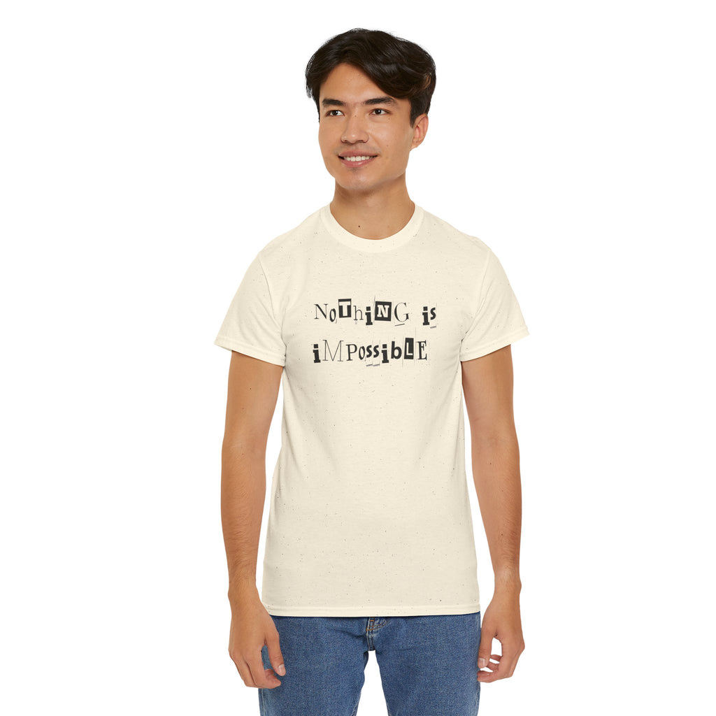 Rien n'est impossible – T-shirt motivant de Jean Miché
