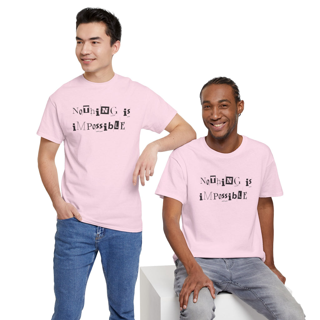 Rien n'est impossible – T-shirt motivant de Jean Miché