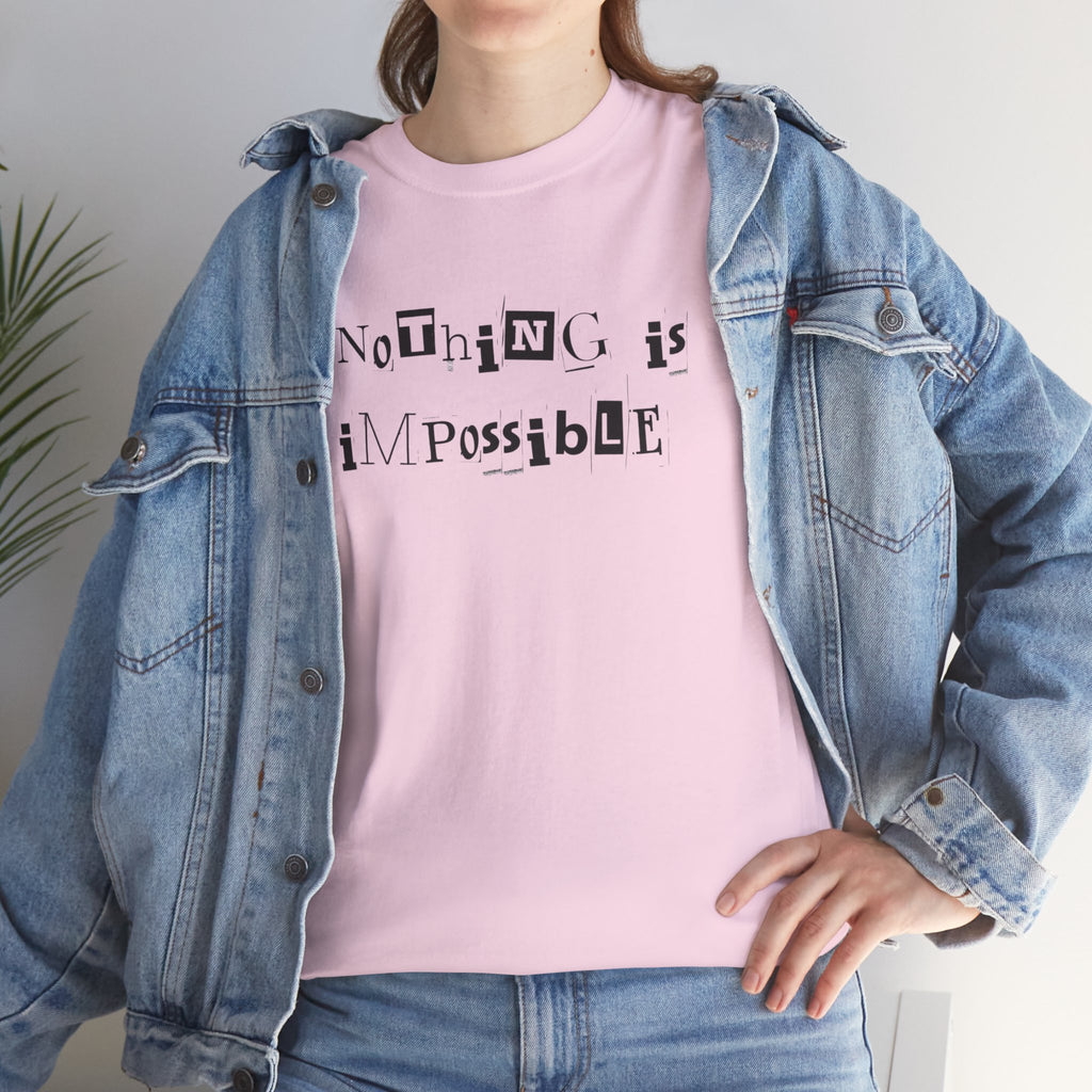 Rien n'est impossible – T-shirt motivant de Jean Miché