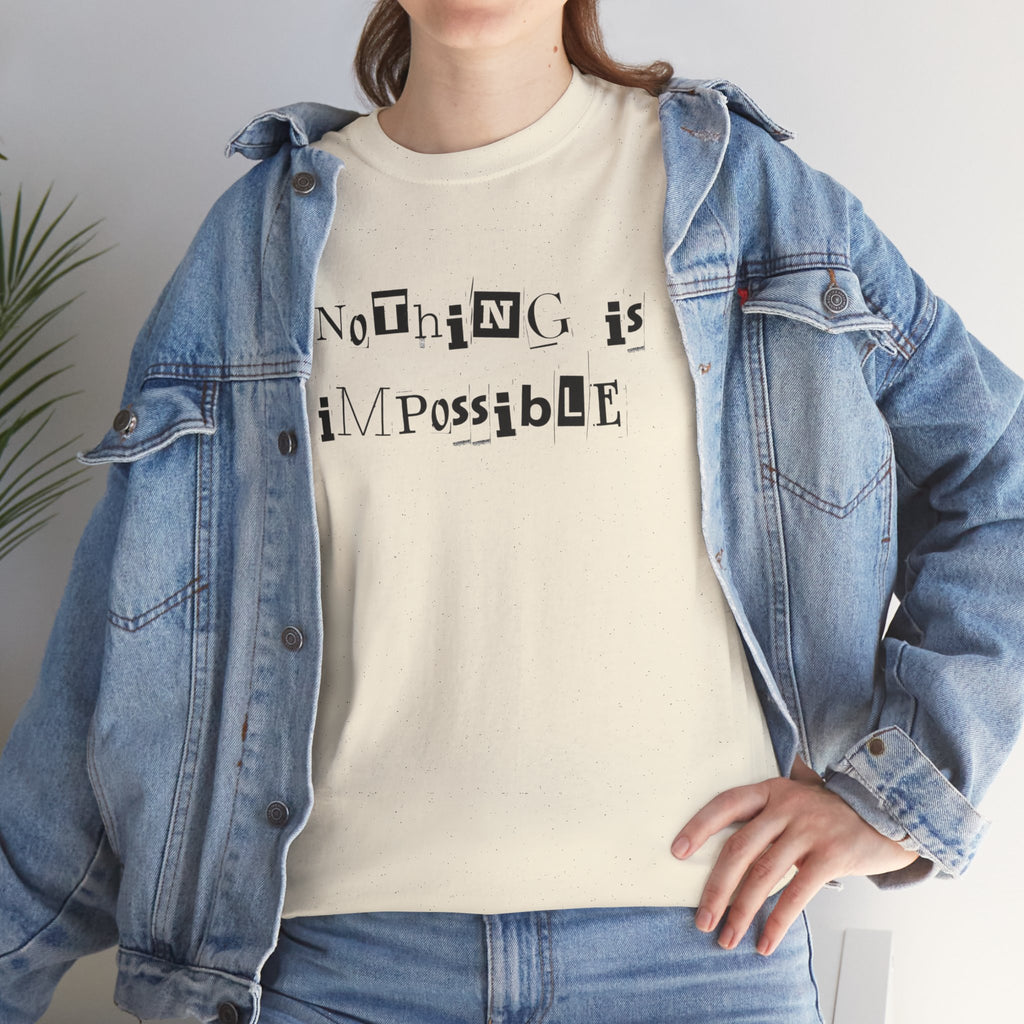 Rien n'est impossible – T-shirt motivant de Jean Miché