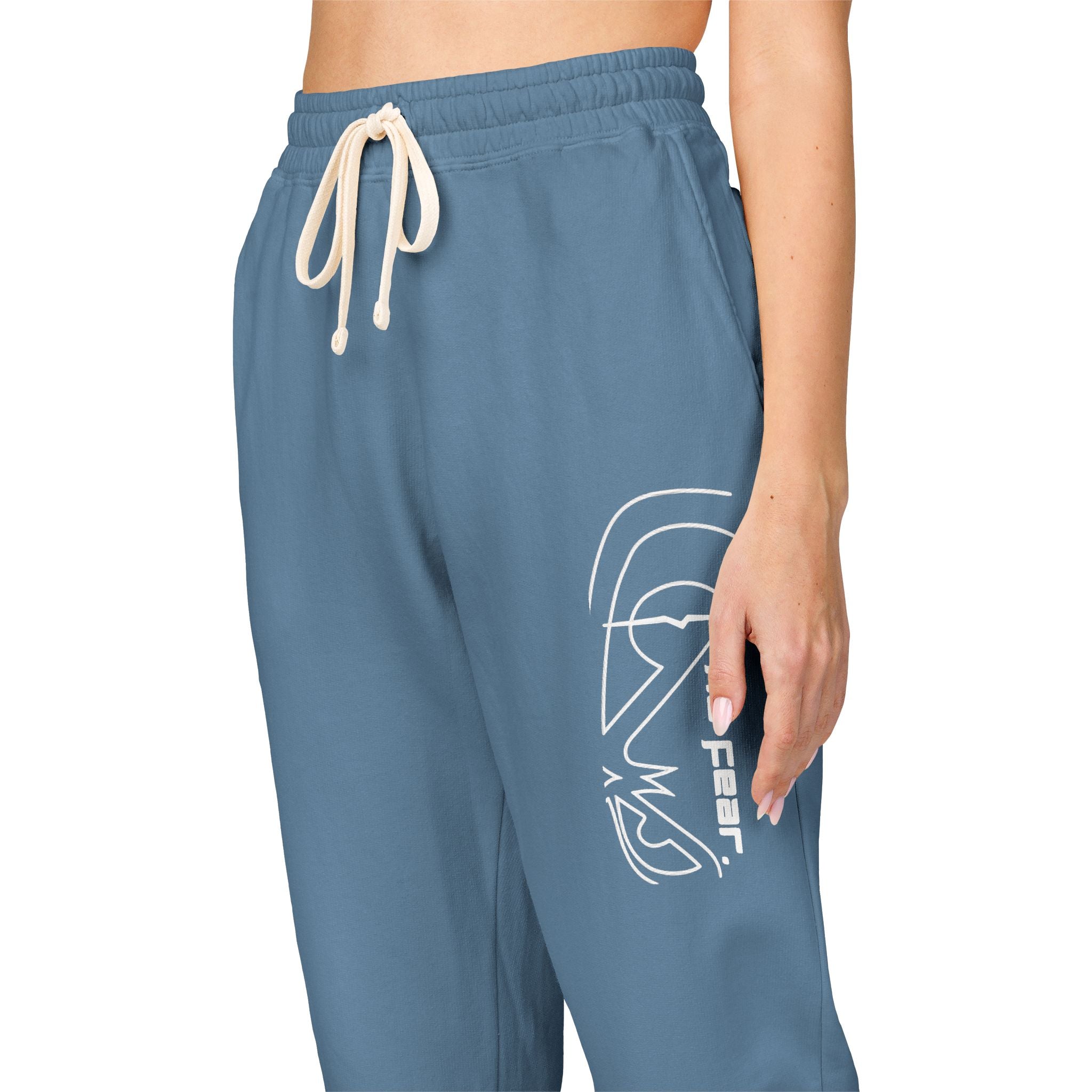 No Fear Fleece Sweatpants — Motivational Casual Joggers