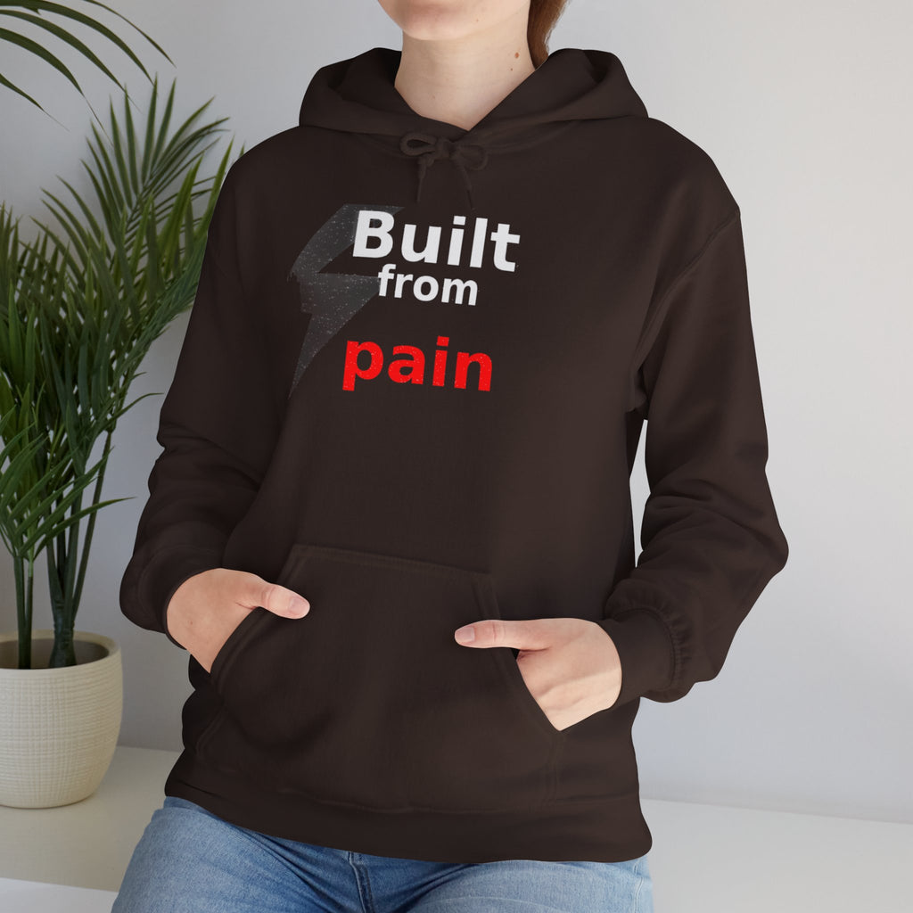 Built from Pain Mindset Streetwear Hoodie