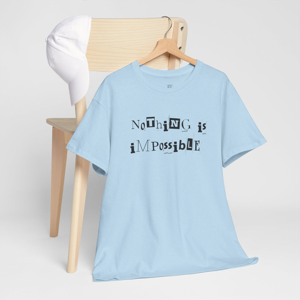Rien n'est impossible – T-shirt motivant de Jean Miché