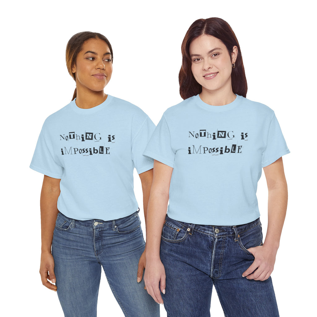 Rien n'est impossible – T-shirt motivant de Jean Miché