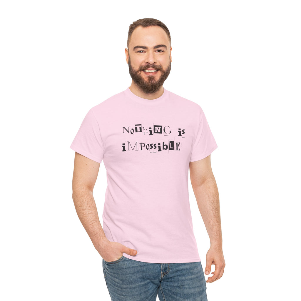 Rien n'est impossible – T-shirt motivant de Jean Miché