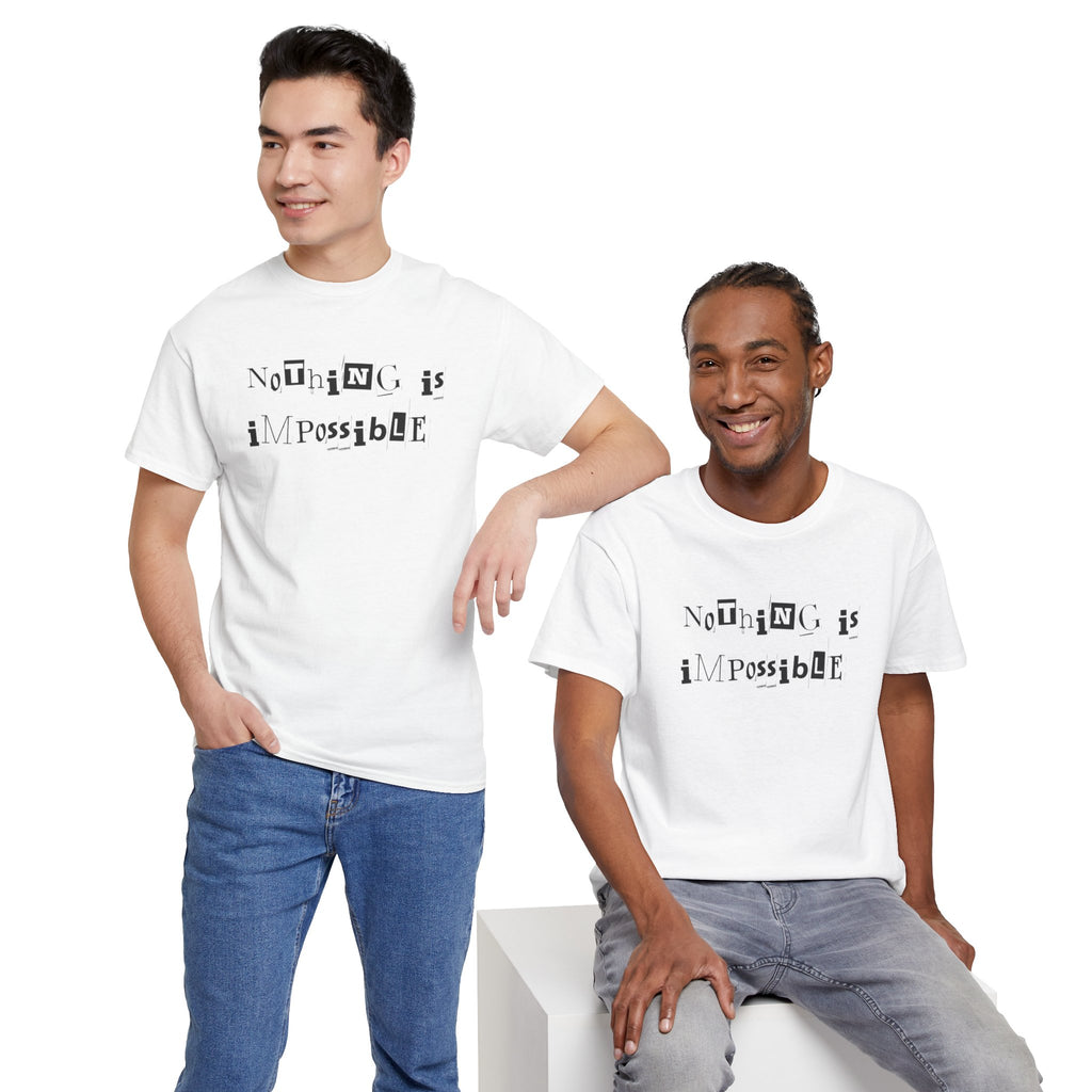 Rien n'est impossible – T-shirt motivant de Jean Miché