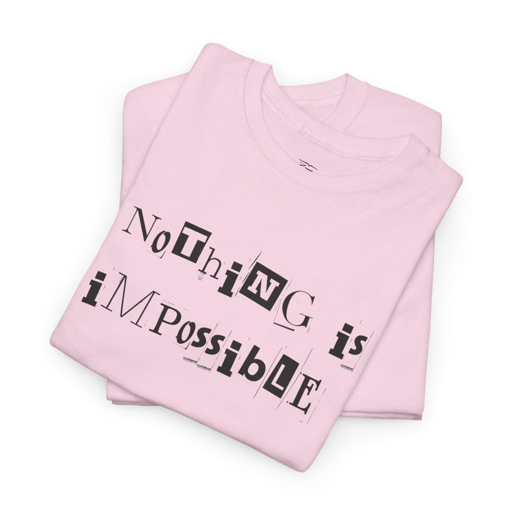 Rien n'est impossible – T-shirt motivant de Jean Miché