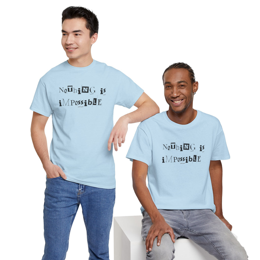 Rien n'est impossible – T-shirt motivant de Jean Miché