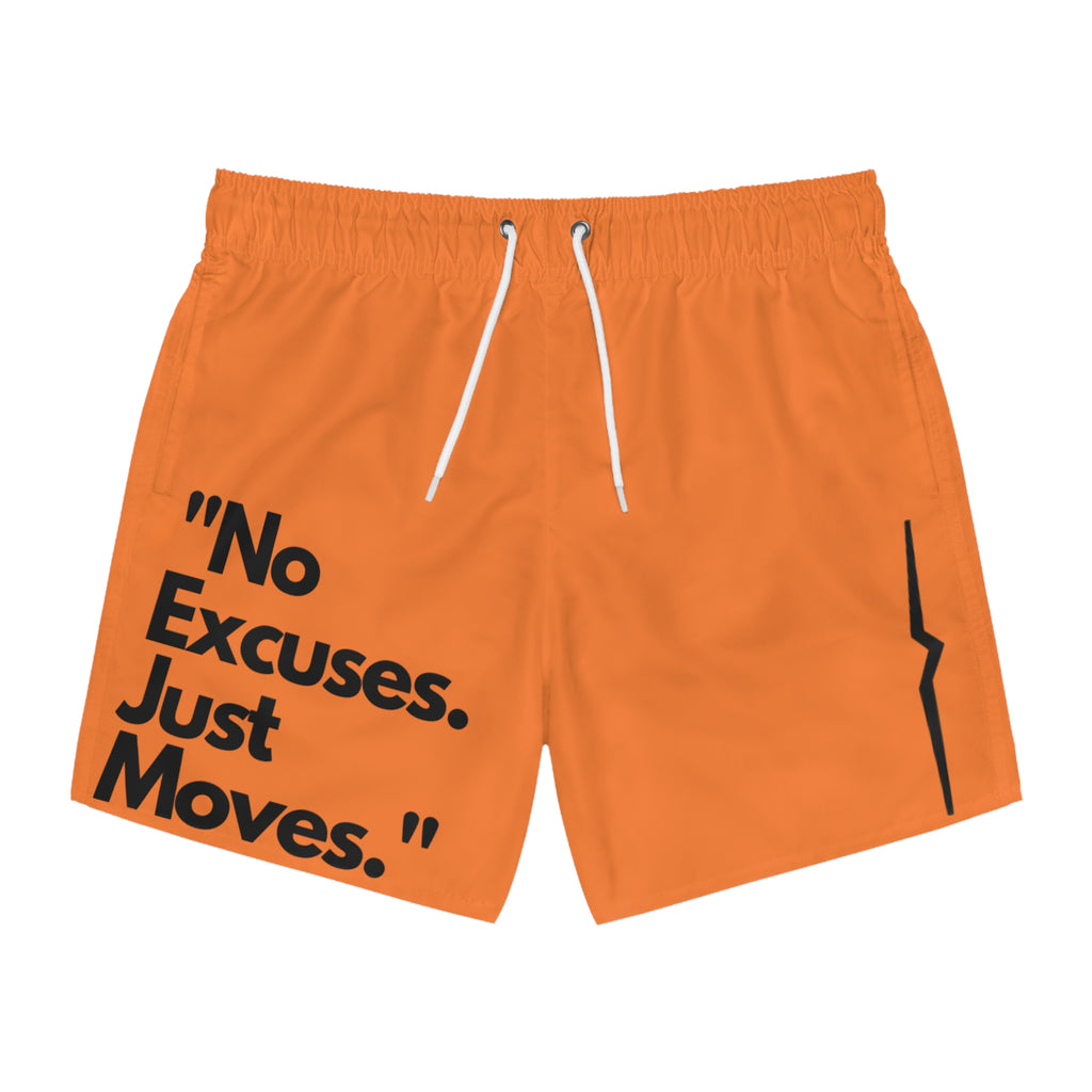 No Excuses. Just Moves.  Jean Miché Swim Trunks(AOP)