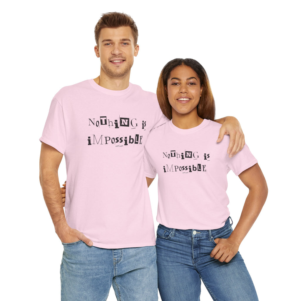 Rien n'est impossible – T-shirt motivant de Jean Miché