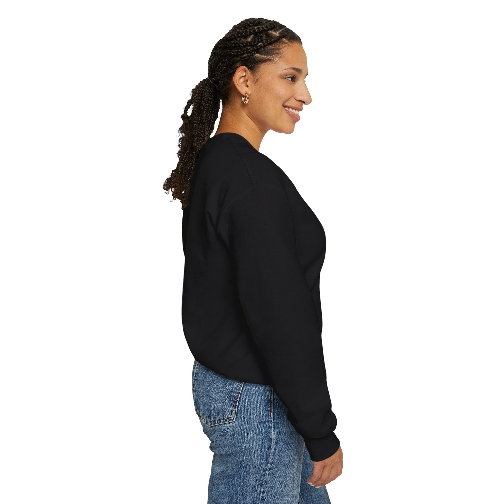 Inspirational Unisex Crewneck Sweatshirt - Focus Motivation Apparel, Cozy Gift for Friends, Affirmation Fashion, Casual Wear, Self-Care