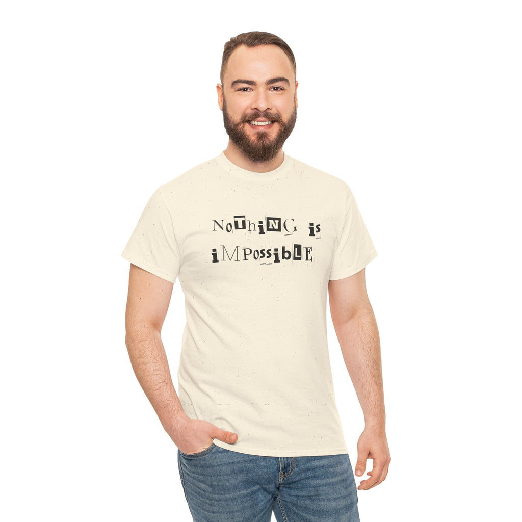 Rien n'est impossible – T-shirt motivant de Jean Miché
