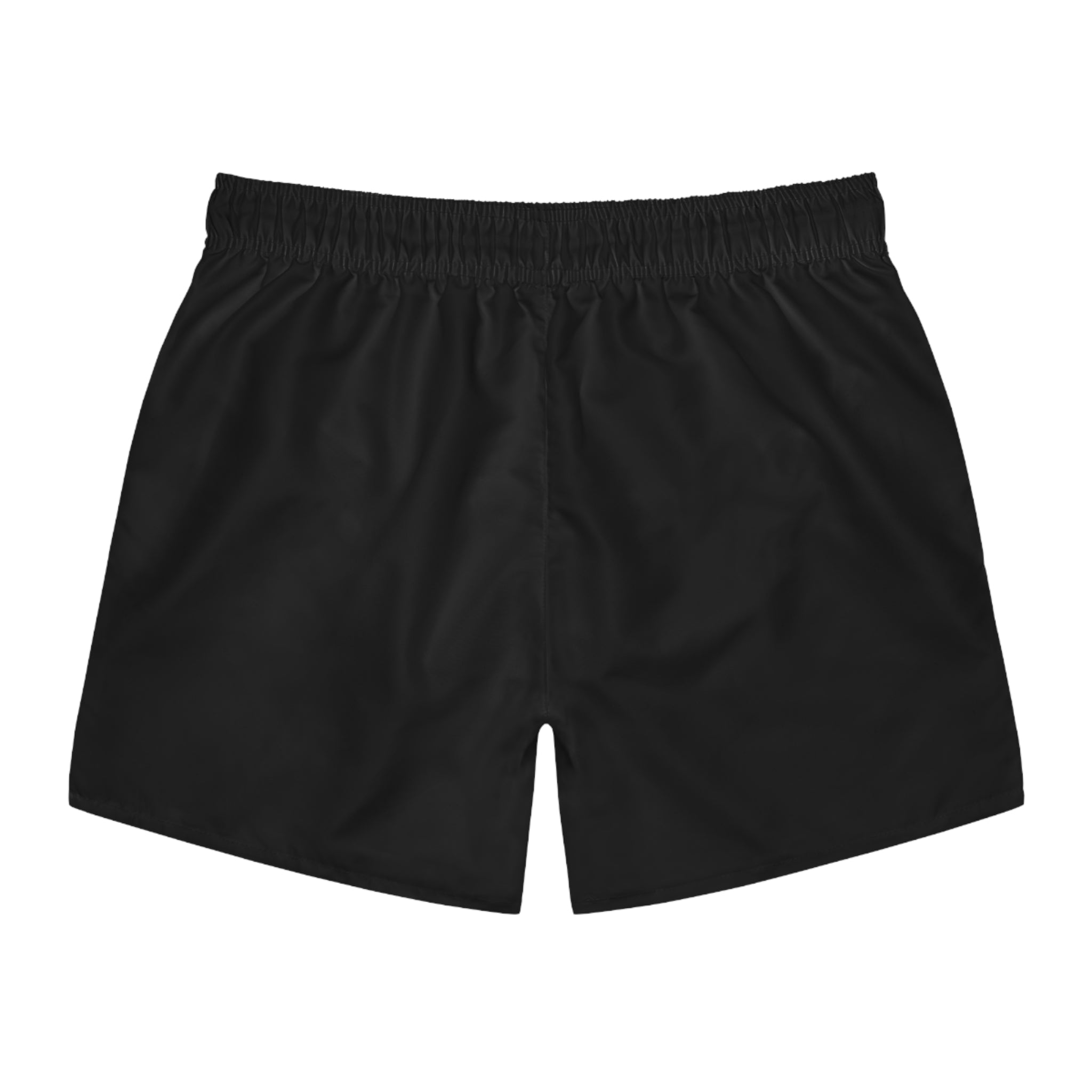 Life s So Short  Jean Miché Black Swim Trunks (AOP)