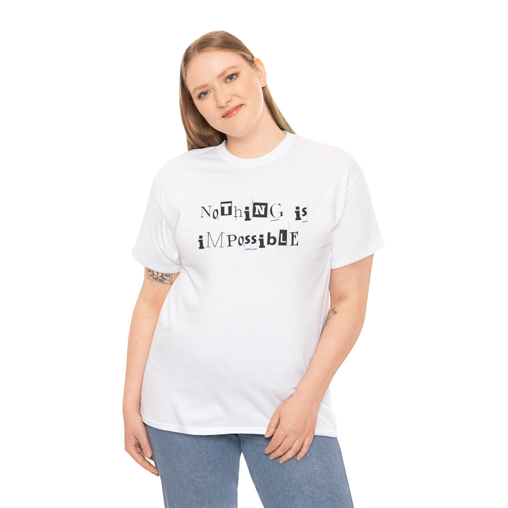 Rien n'est impossible – T-shirt motivant de Jean Miché
