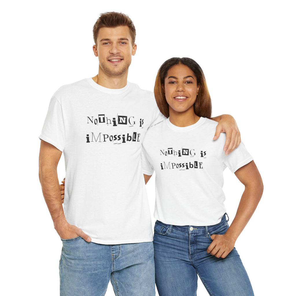 Rien n'est impossible – T-shirt motivant de Jean Miché