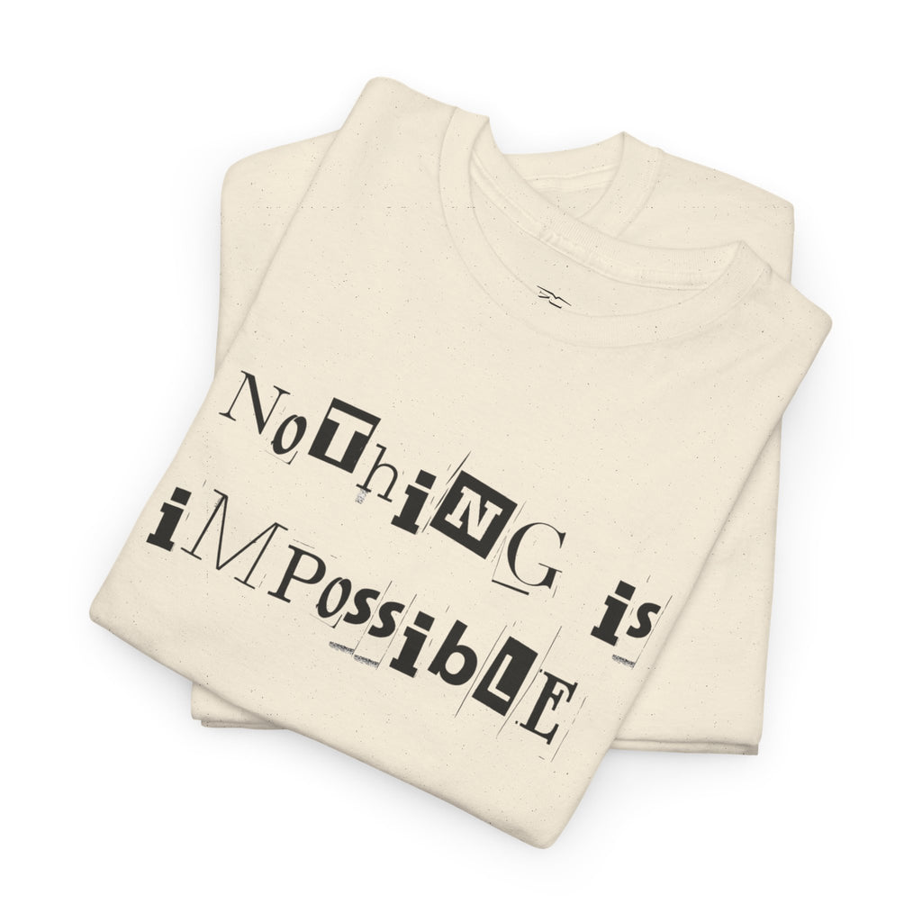 Rien n'est impossible – T-shirt motivant de Jean Miché