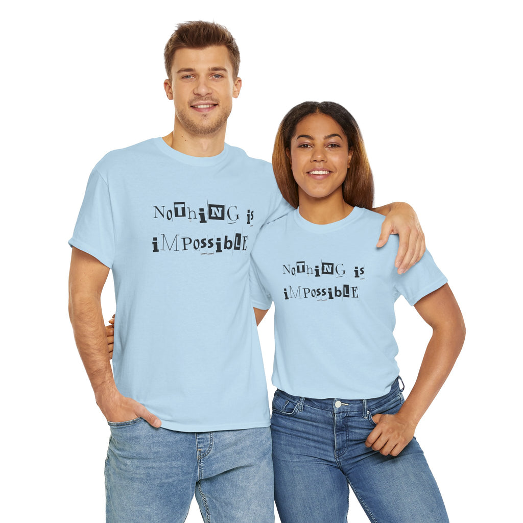 Rien n'est impossible – T-shirt motivant de Jean Miché