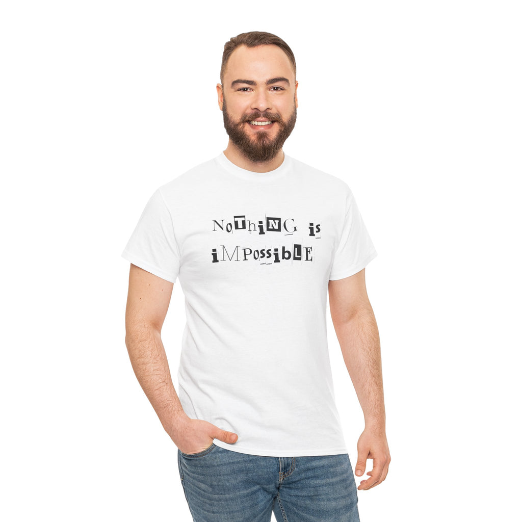 Rien n'est impossible – T-shirt motivant de Jean Miché