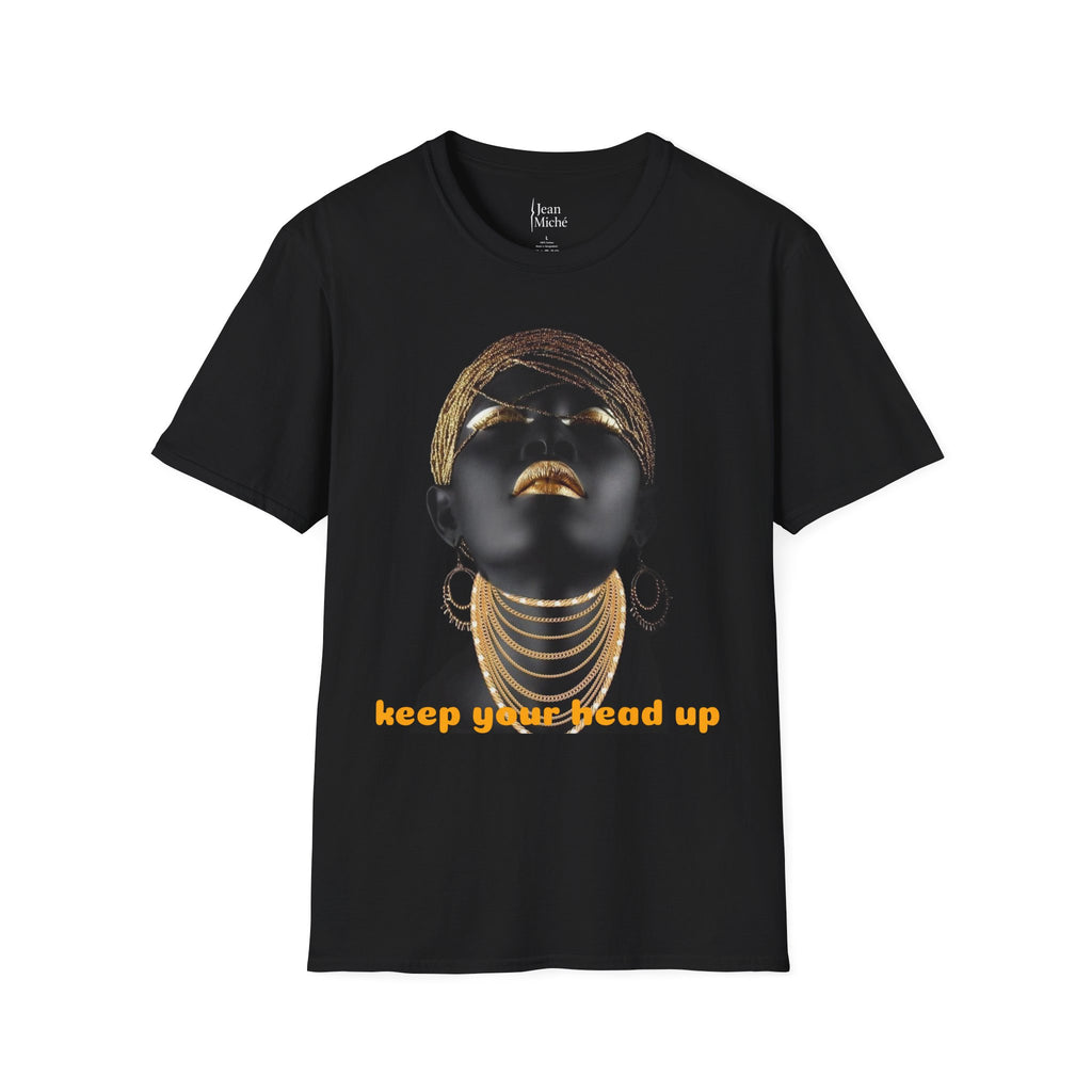 Empowering Art T-Shirt, Black Graphic Tee, Gift for Her, Motivational Shirt, Unique Statement Tee, Inspirational Clothing