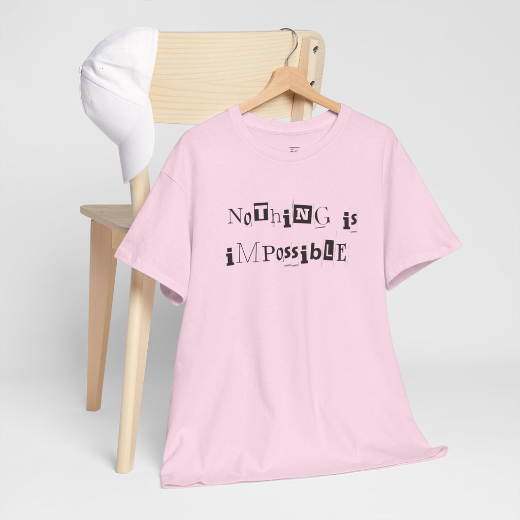 Rien n'est impossible – T-shirt motivant de Jean Miché