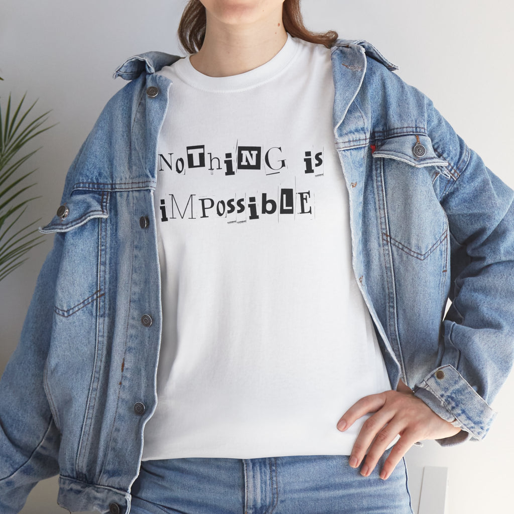 Rien n'est impossible – T-shirt motivant de Jean Miché