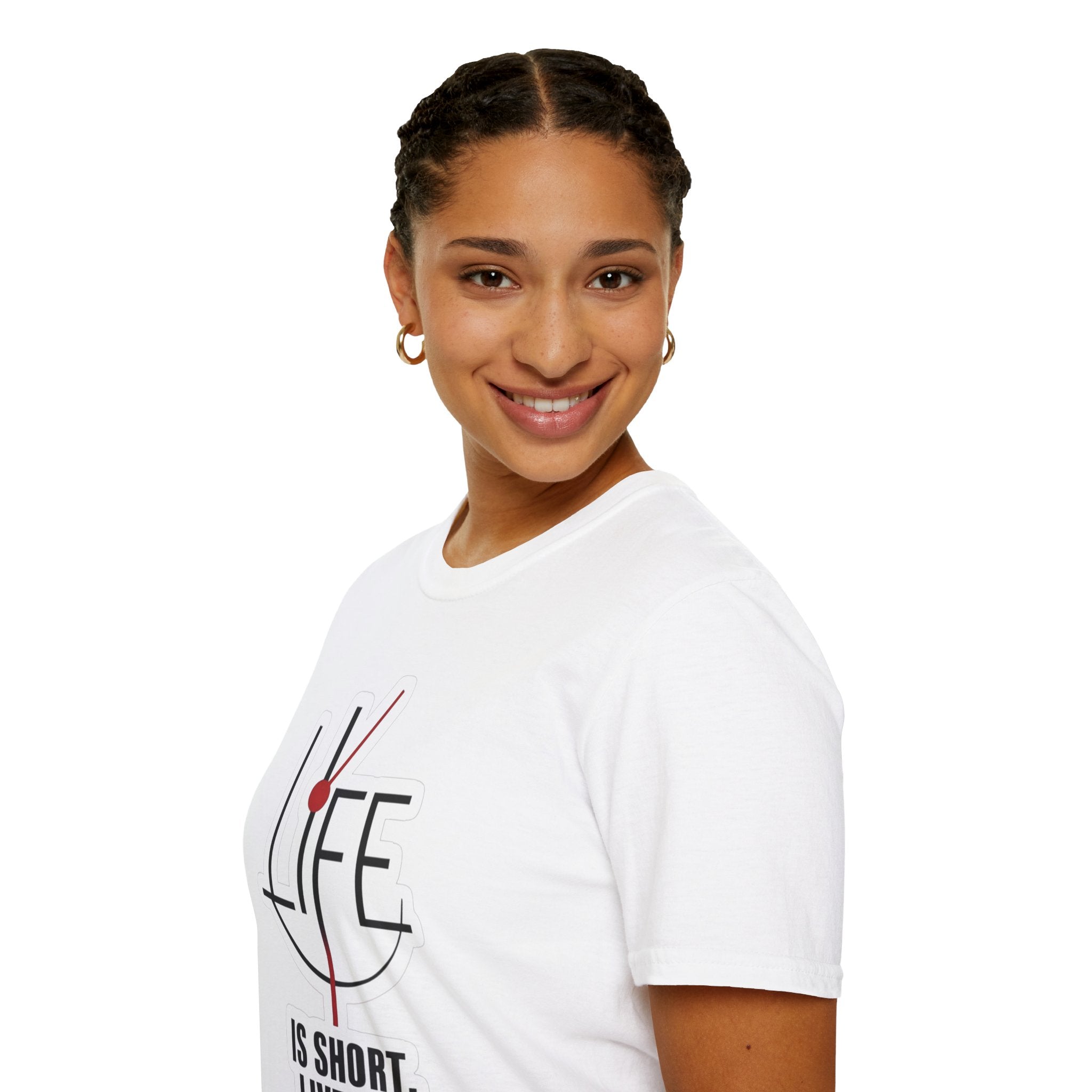 Life Is Short Unisex T-Shirt, Motivational Tee, Inspirational Shirt, Gift for Friends, Casual Wear, Everyday Essential