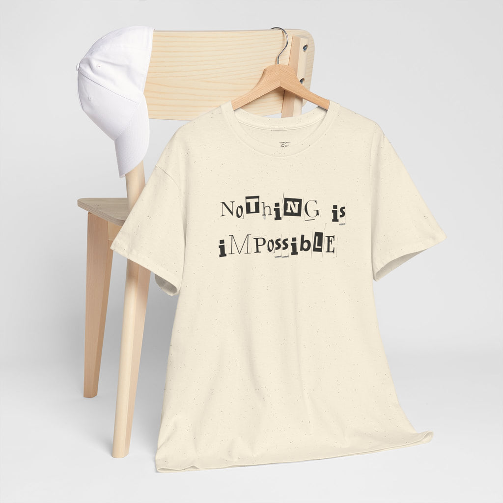 Rien n'est impossible – T-shirt motivant de Jean Miché