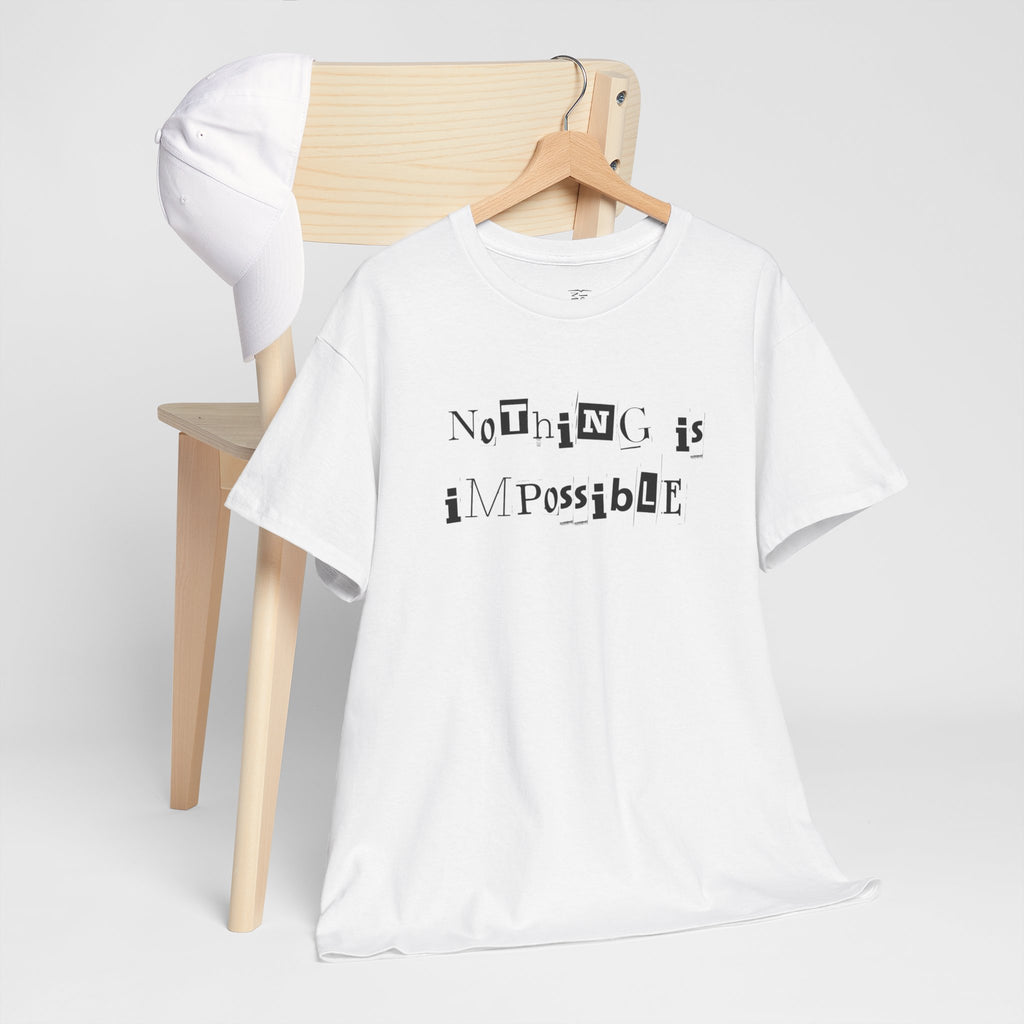 Rien n'est impossible – T-shirt motivant de Jean Miché