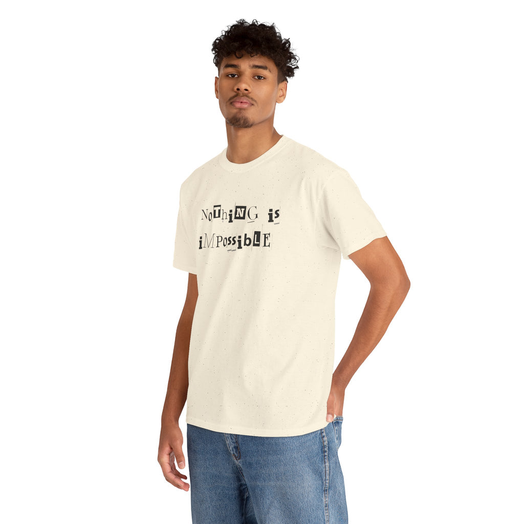 Rien n'est impossible – T-shirt motivant de Jean Miché