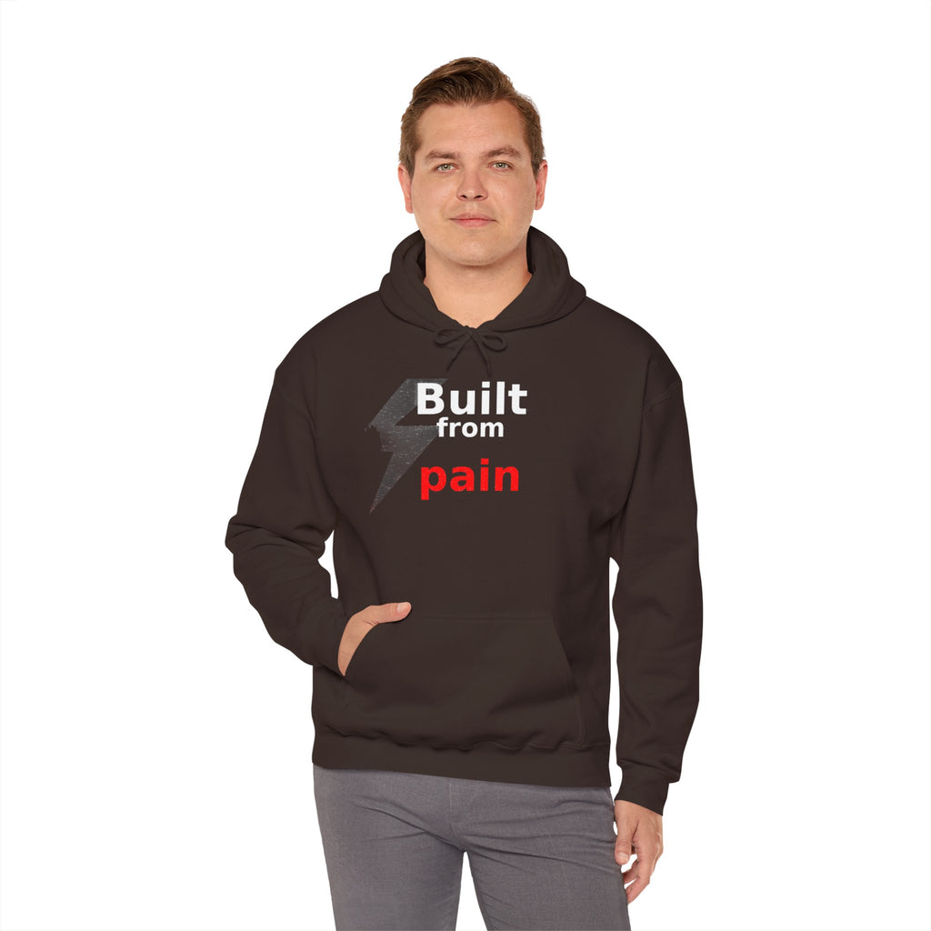 Built from Pain Mindset Streetwear Hoodie