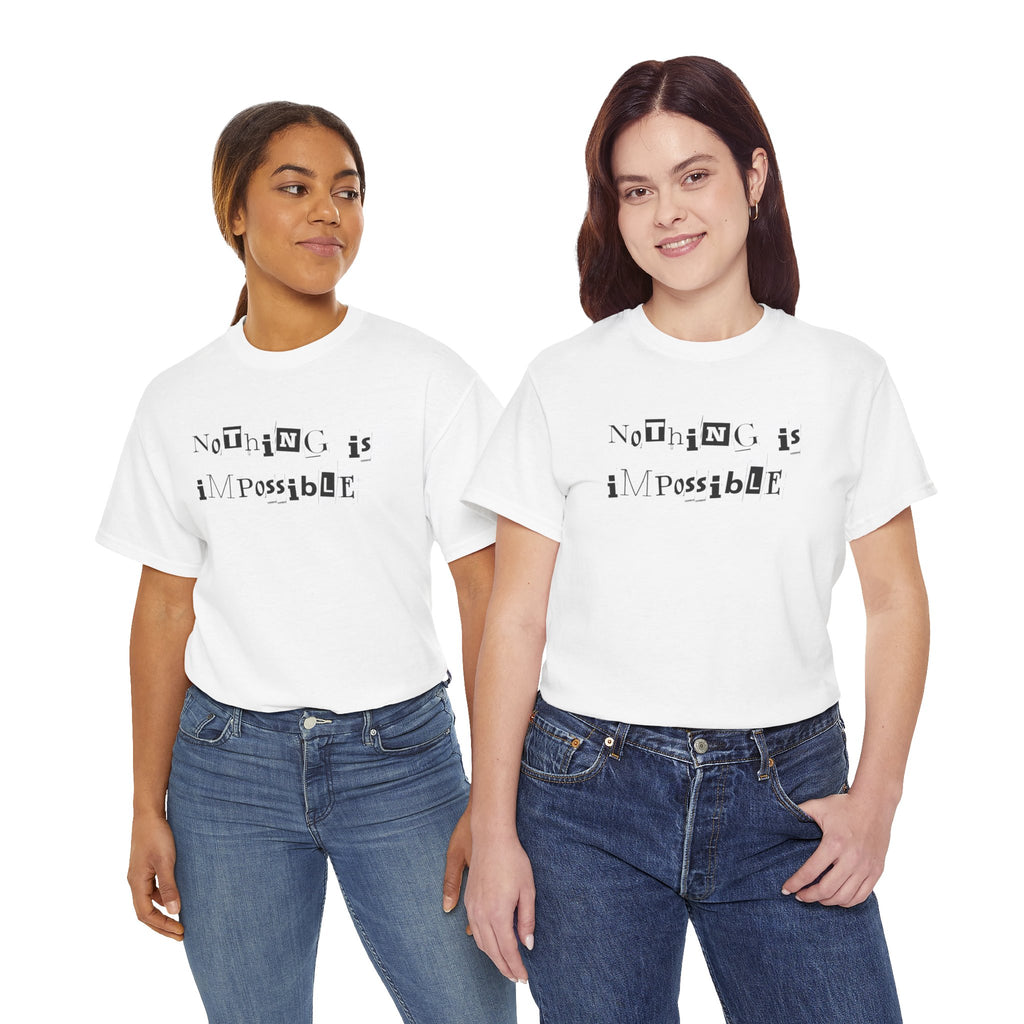 Rien n'est impossible – T-shirt motivant de Jean Miché