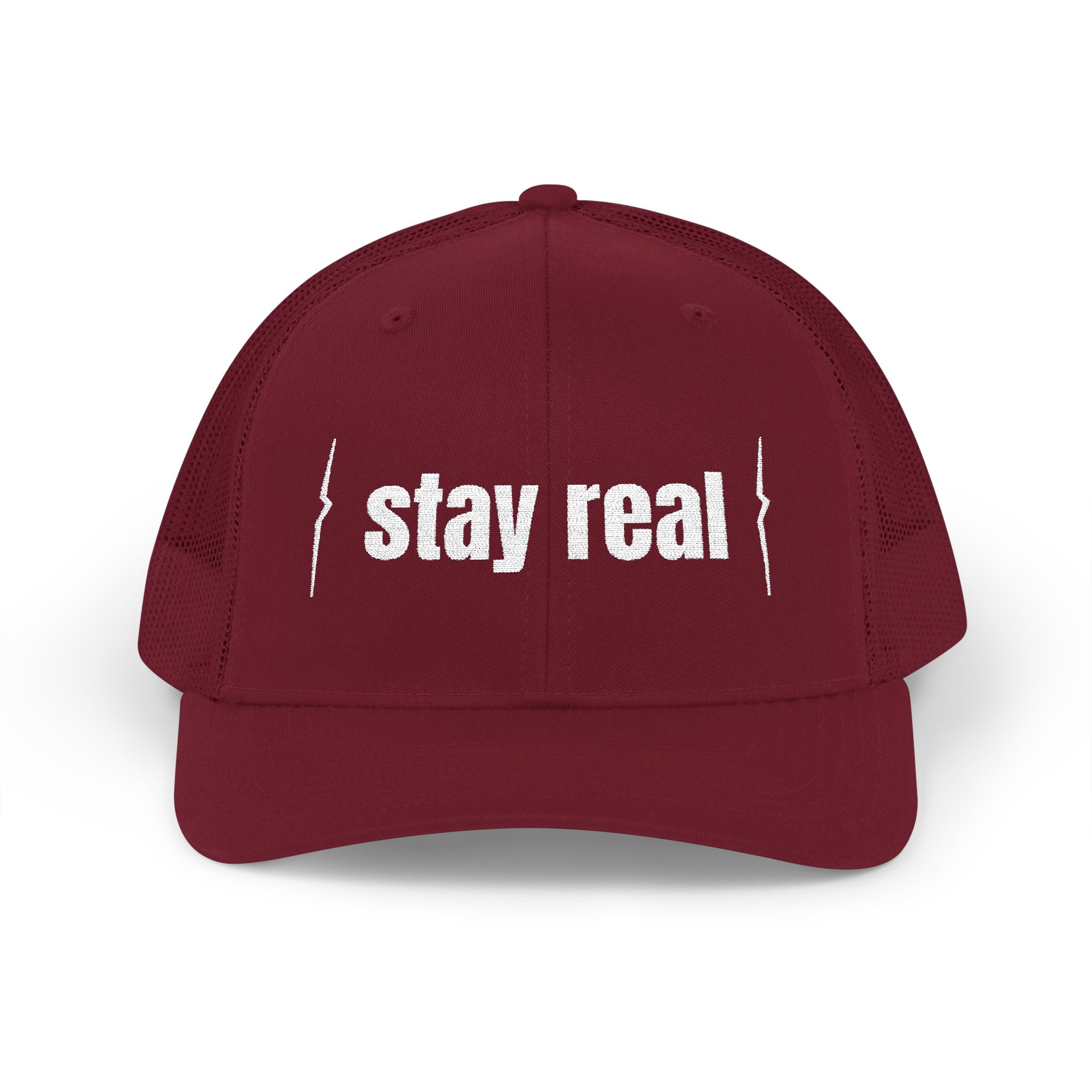 Jean Miche Snapback  Stay Sharp, Stay Real (Embroidery)