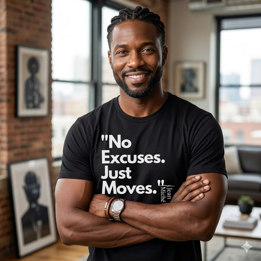No Excuse. Just Move.  Jean Miché T-Shirt