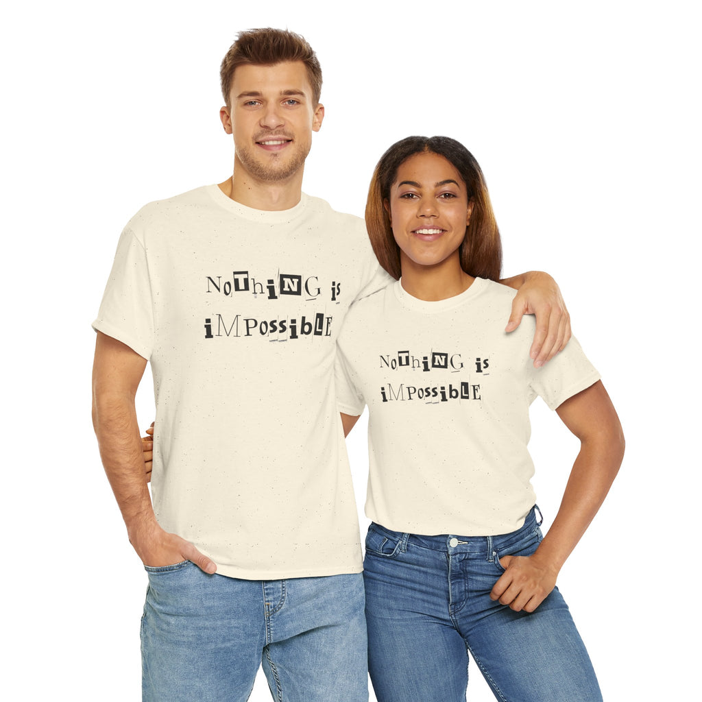 Rien n'est impossible – T-shirt motivant de Jean Miché