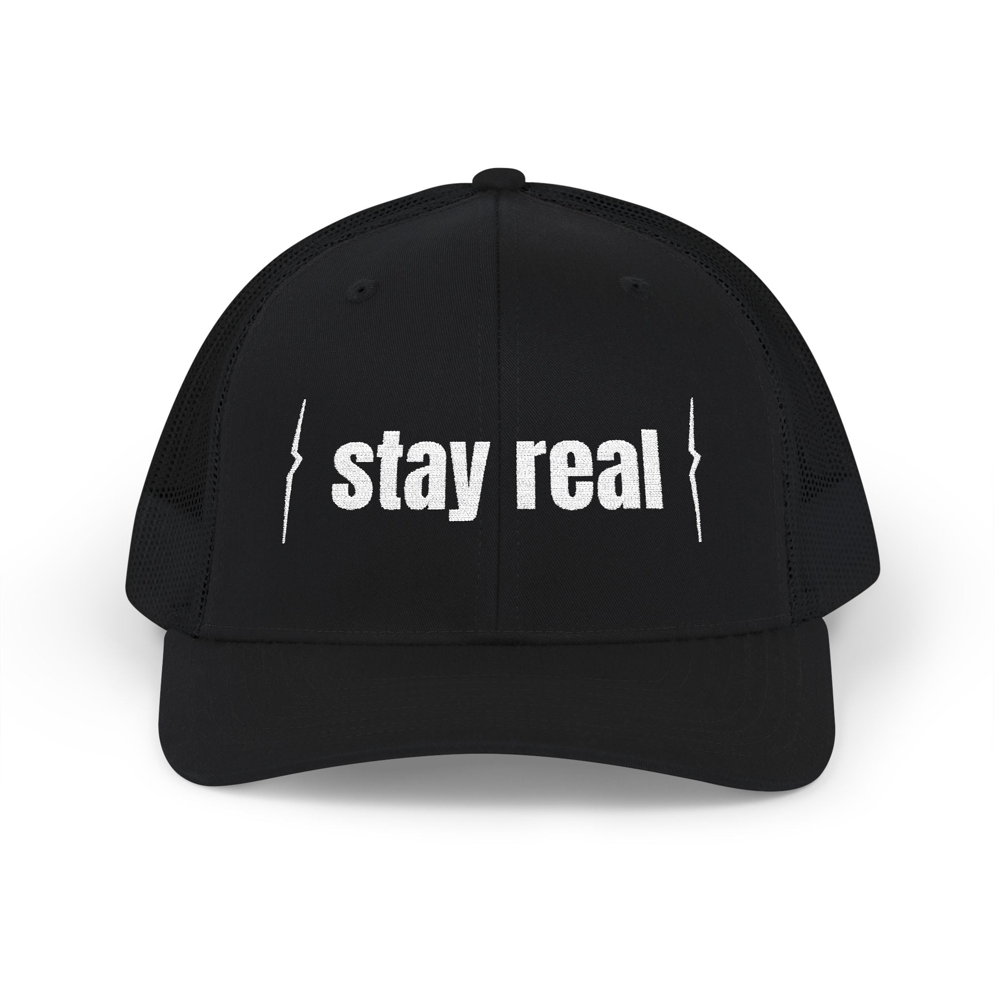 Jean Miche Snapback  Stay Sharp, Stay Real (Embroidery)