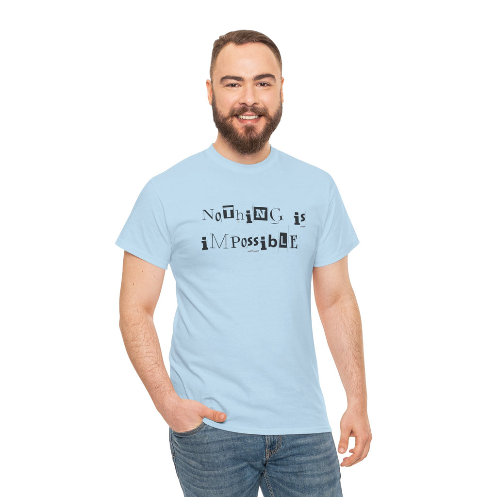 Rien n'est impossible – T-shirt motivant de Jean Miché
