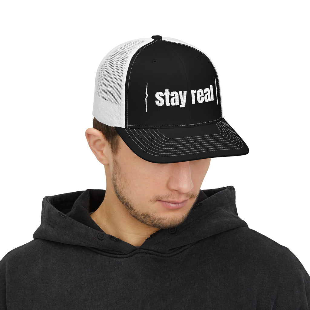 Jean Miche Snapback  Stay Sharp, Stay Real (Embroidery)