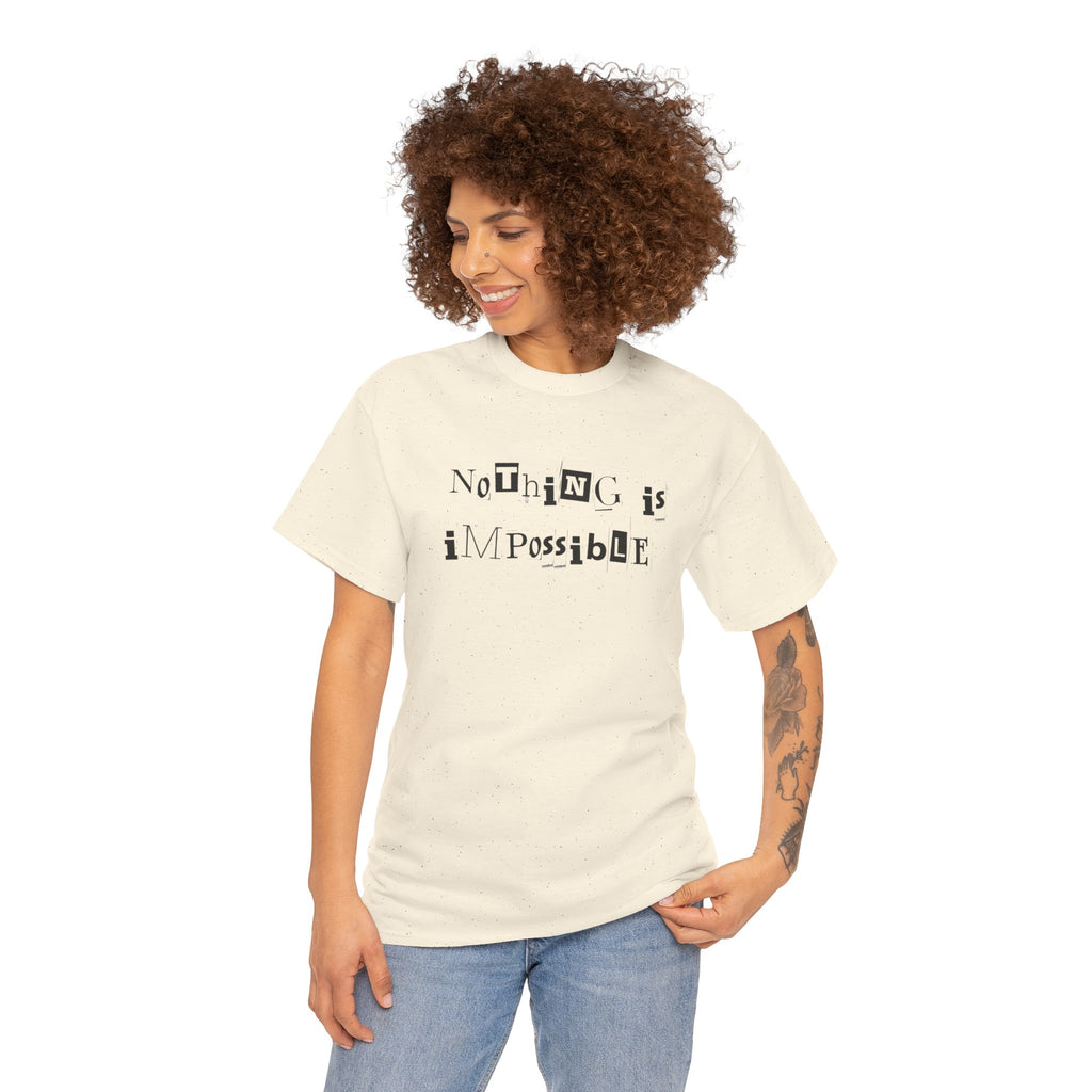 Rien n'est impossible – T-shirt motivant de Jean Miché