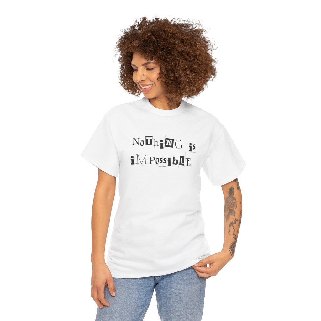 Rien n'est impossible – T-shirt motivant de Jean Miché