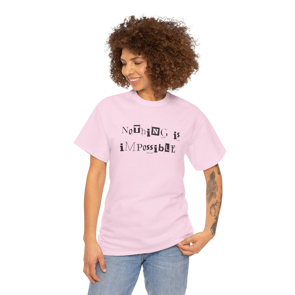 Rien n'est impossible – T-shirt motivant de Jean Miché