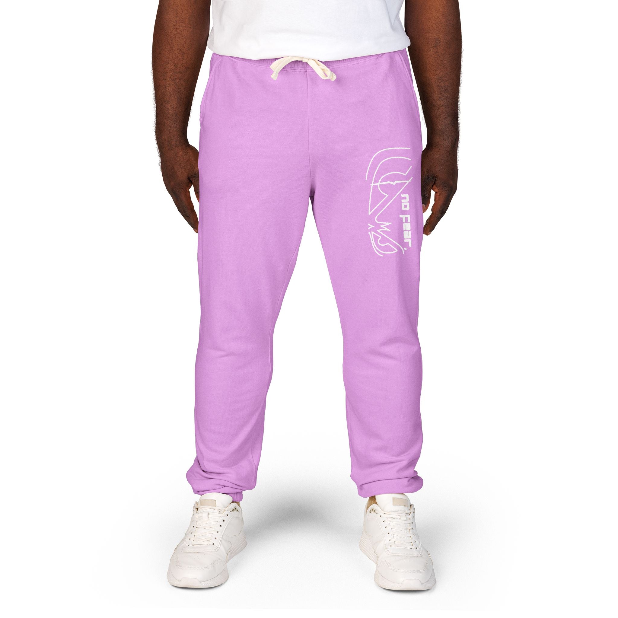 No Fear Fleece Sweatpants — Motivational Casual Joggers