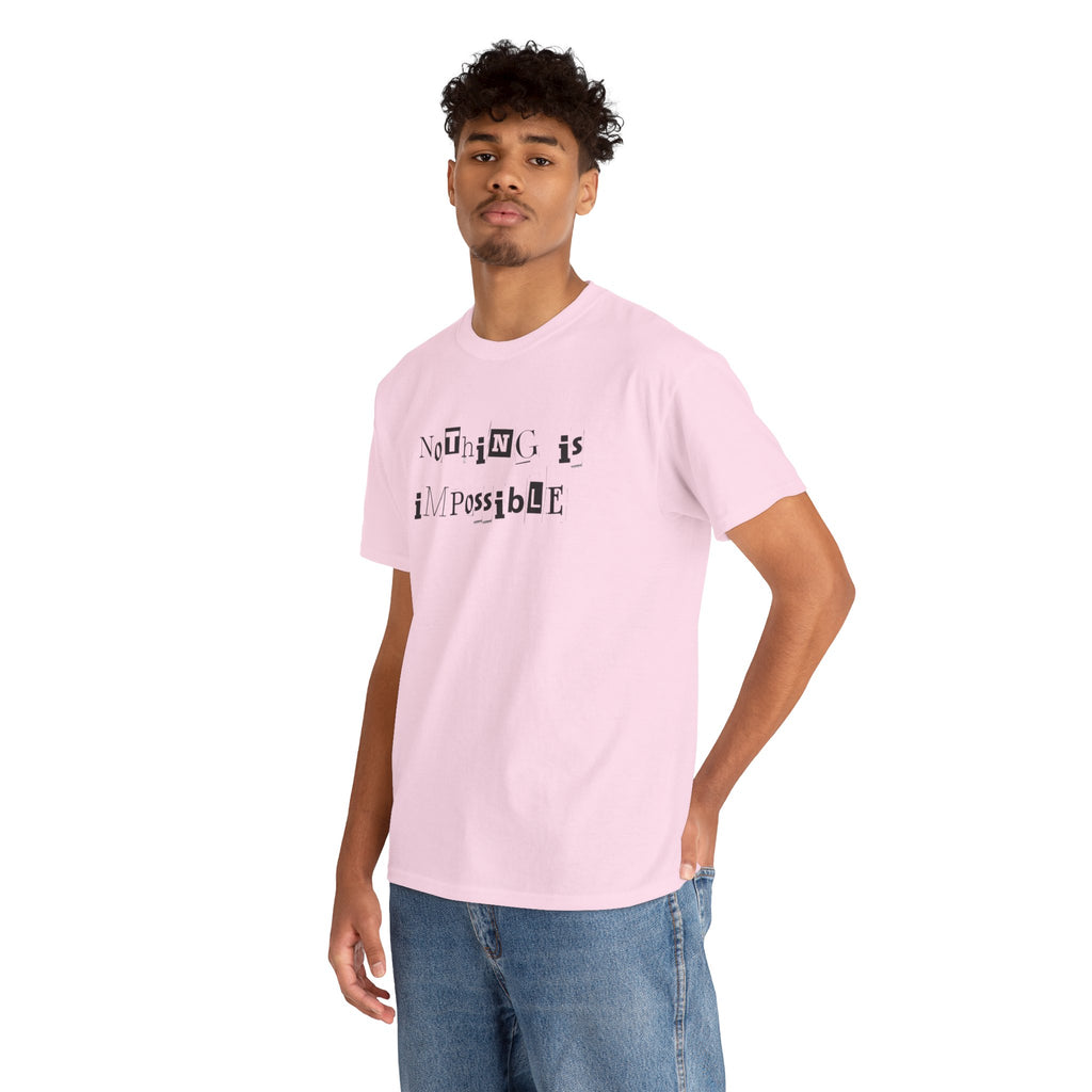 Rien n'est impossible – T-shirt motivant de Jean Miché