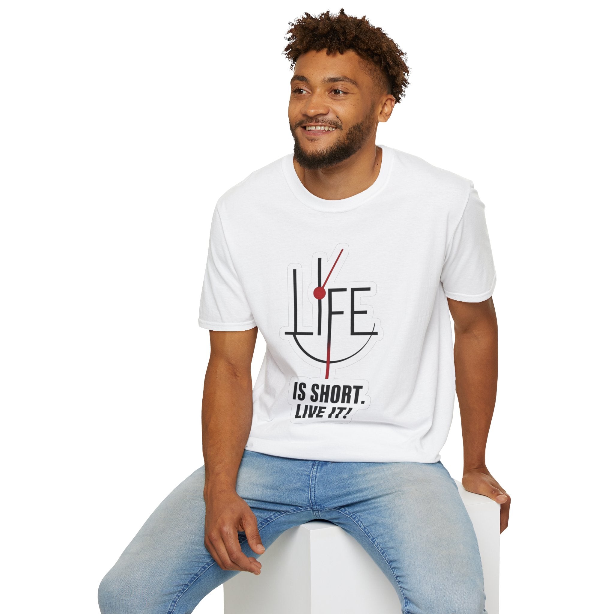 Life Is Short Unisex T-Shirt, Motivational Tee, Inspirational Shirt, Gift for Friends, Casual Wear, Everyday Essential