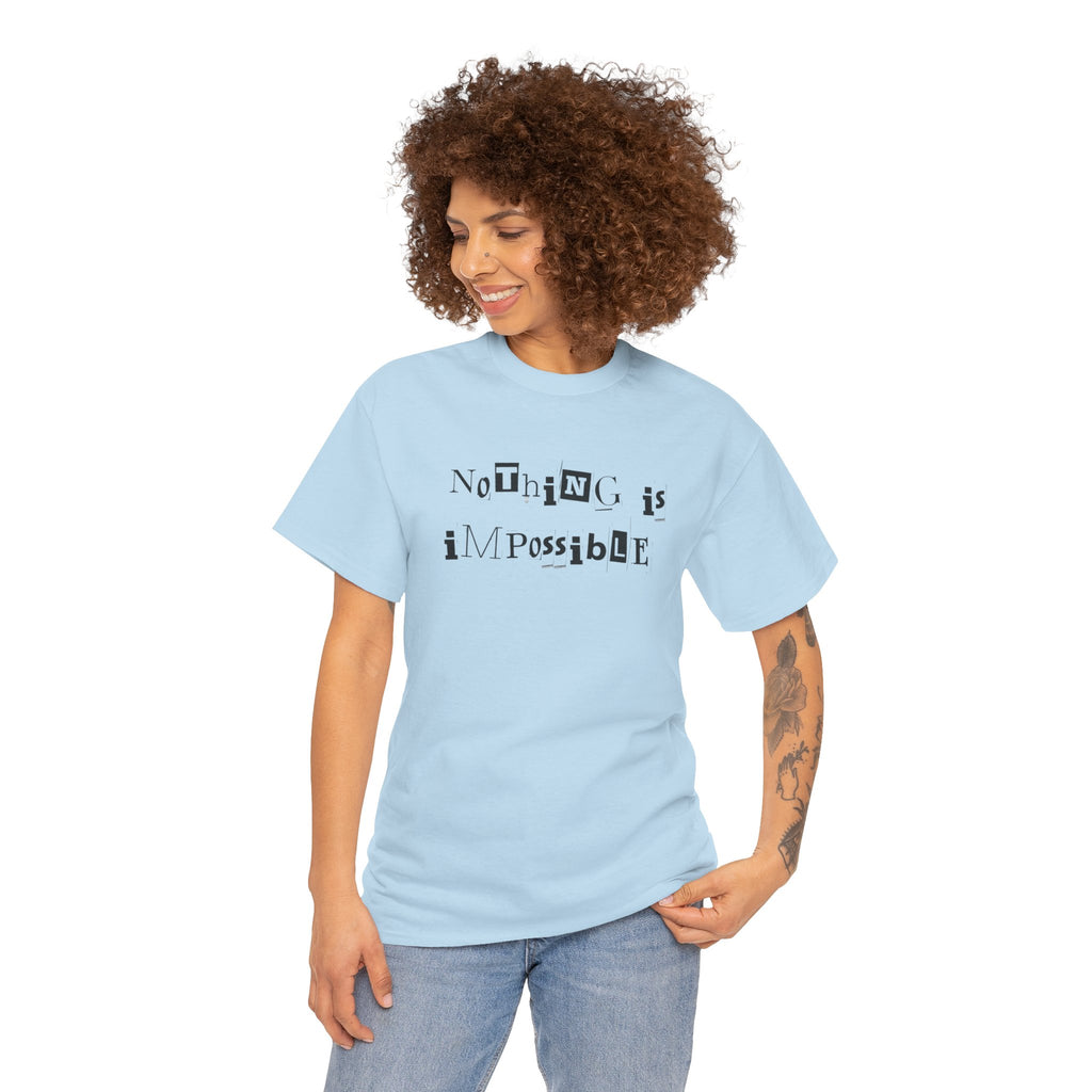 Rien n'est impossible – T-shirt motivant de Jean Miché