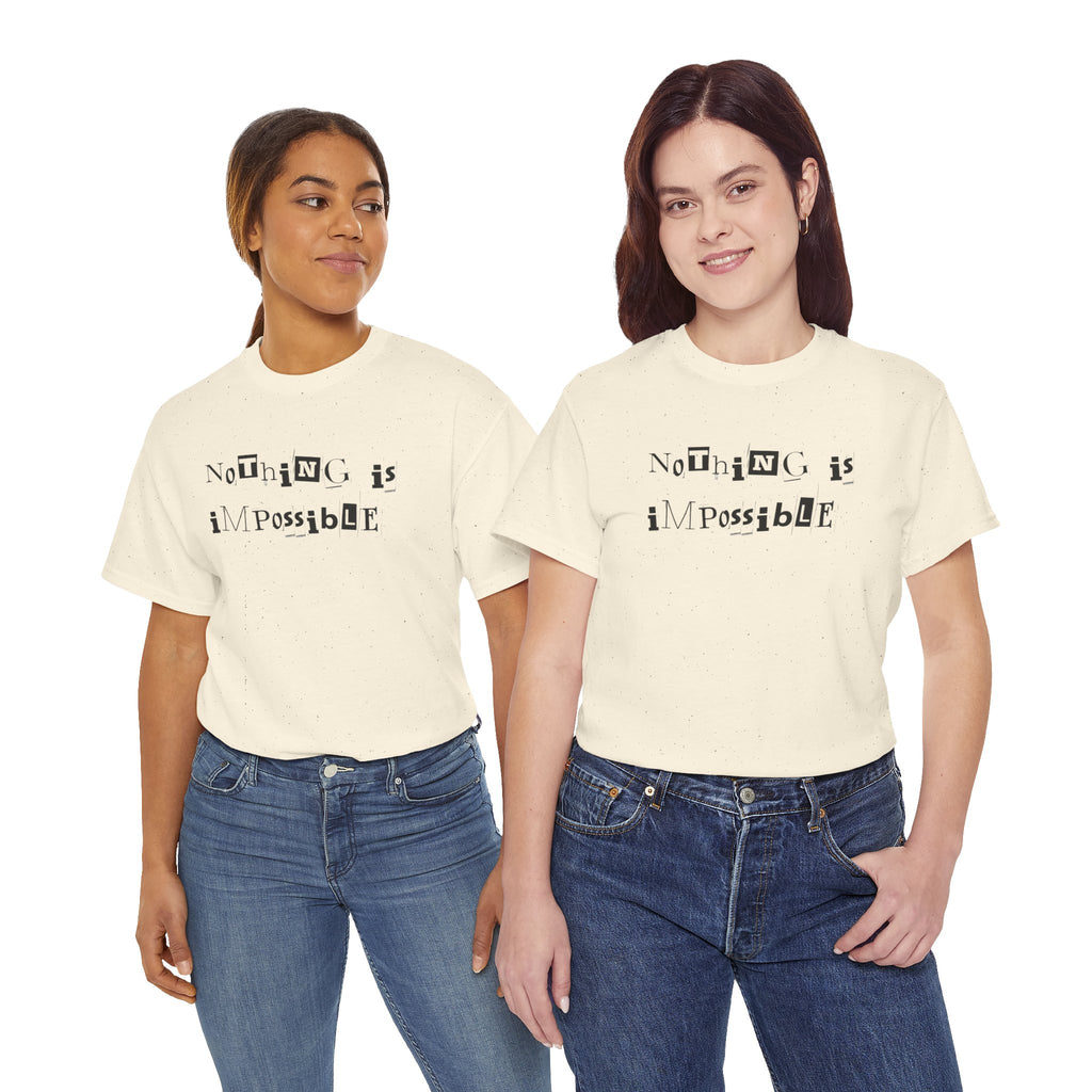 Rien n'est impossible – T-shirt motivant de Jean Miché