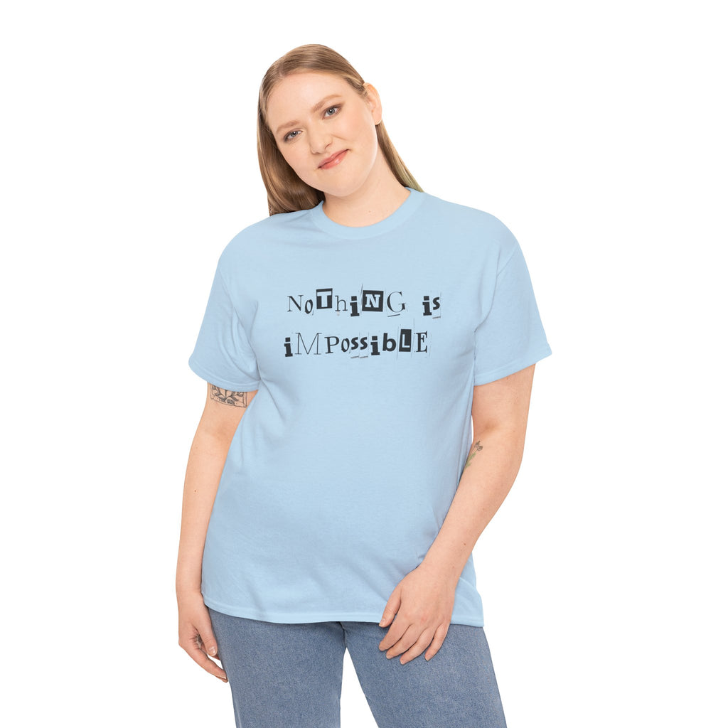 Rien n'est impossible – T-shirt motivant de Jean Miché